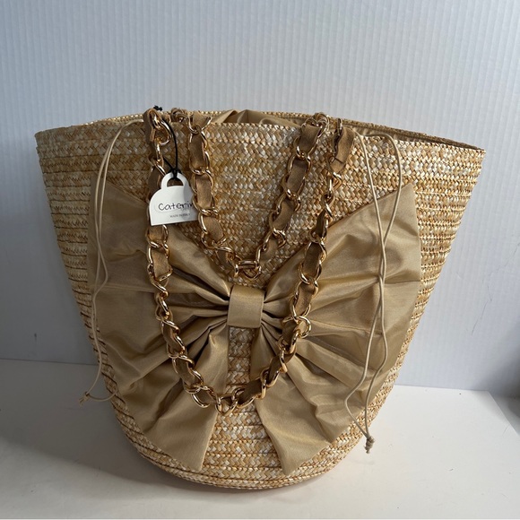 Caterina Bertini Bags Nwt Caterina Bertini Italian Embellished Bow